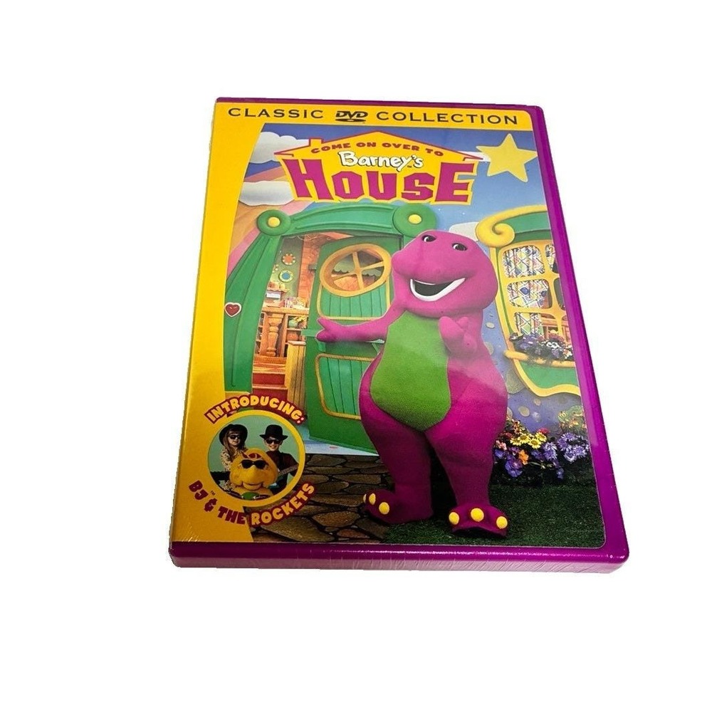 New Sealed Barney Come On Over To Barney's House DVD - New Sealed